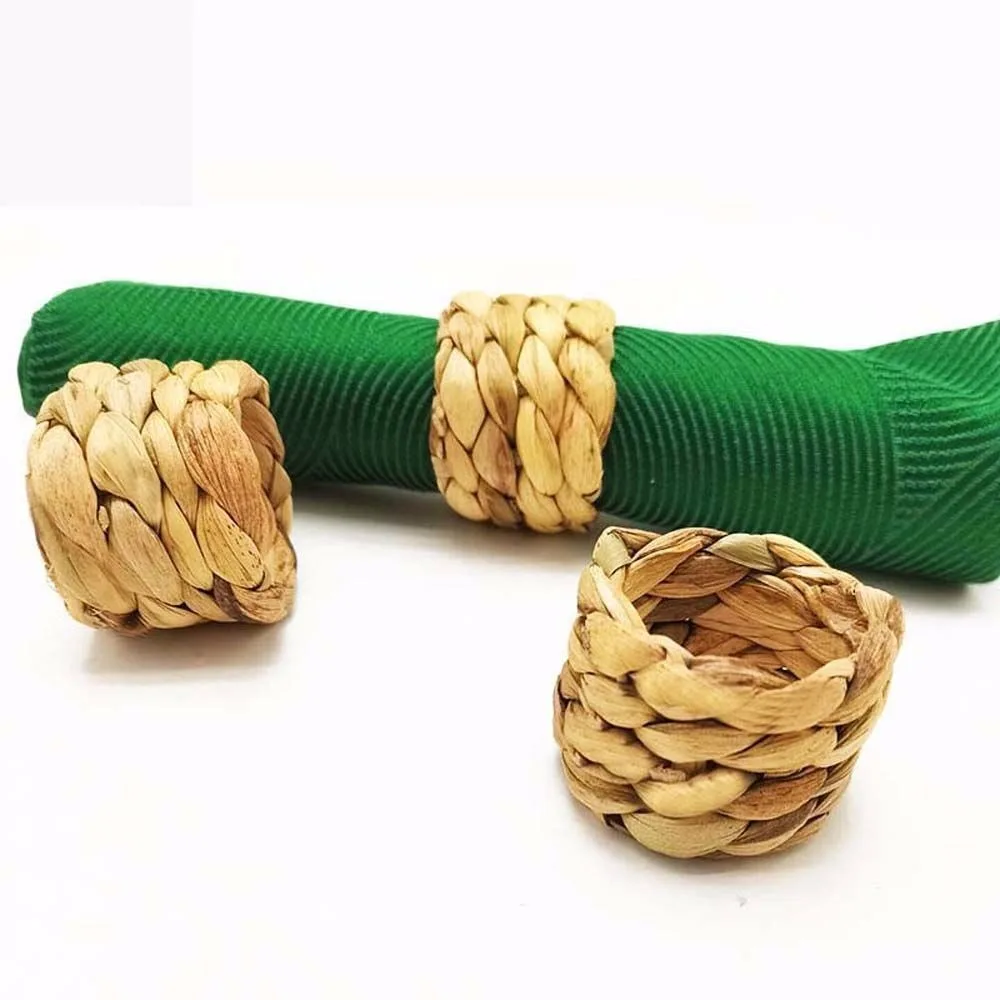 

Соломенное кольцо-держатель для салфеток, креативное высококачественное украшение для обеденного стола, кольцо-пряжка для салфеток, полотенце