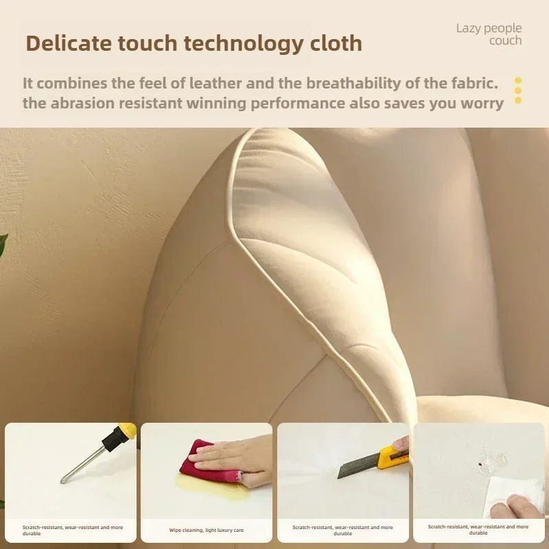 Lazy Sofa Bean Bag Dormitory Can Sit and Lie Back Lazy Tatami Household Living Room Chair Living Room Furniture Minimalist Sofa