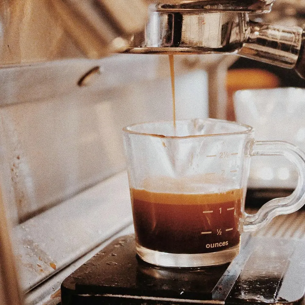 Measuring cup 70ml ESPRESSO Heat Resistant Glass Measuring Cup Kitchen Jigger for Espresso Coffee Double Mouthed Ounce Cup