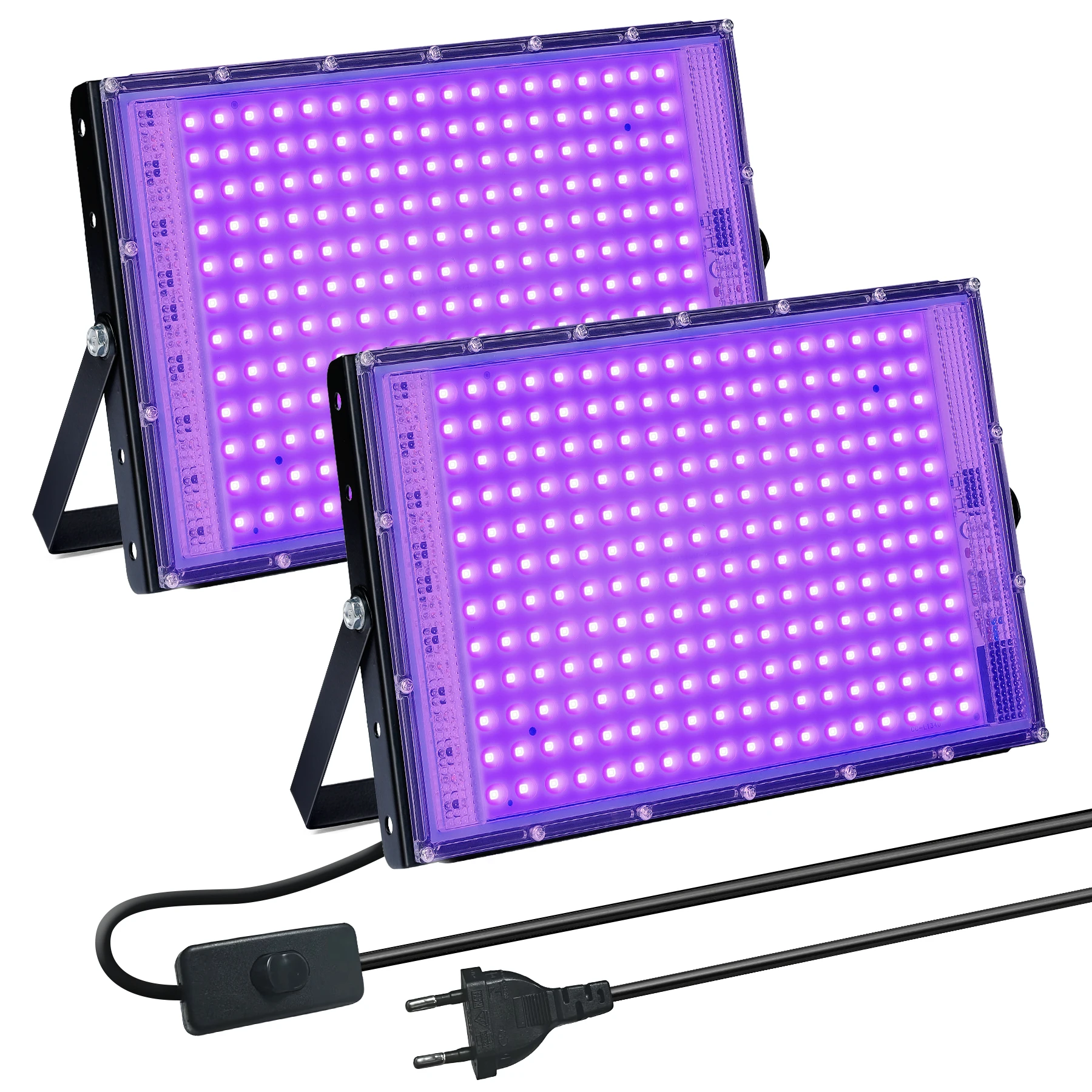 รูปสินค้า ไฟ LED สีดำ 50W 100W 150W สำหรับกลางแจ้ง