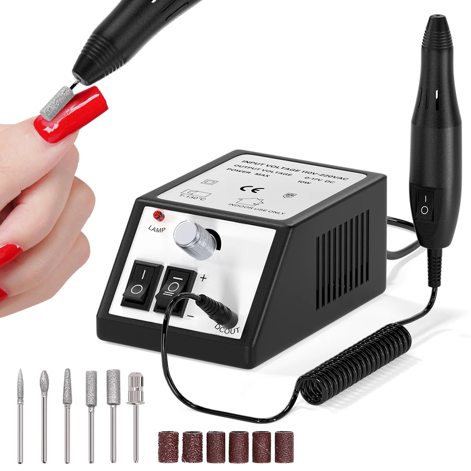 Nail Drill Machine 20000RPM Professional Electric Nail Drill Machine for Nail Tech Supplies Acrylic Electric Nail Drill