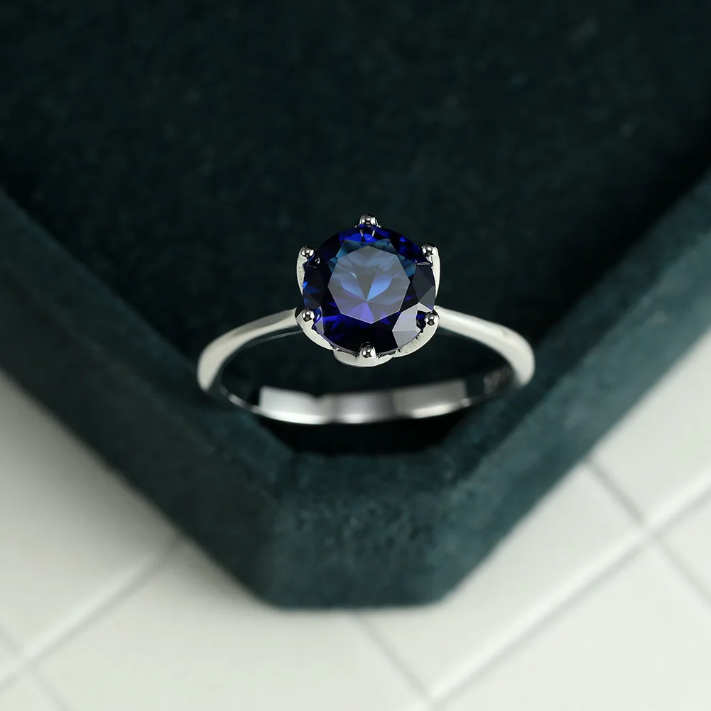 

Sapphire Women's Ring Jewelry Accessories 2023 Items With Free Shipping Everything Vintage Wedding Gift for Girlfriend