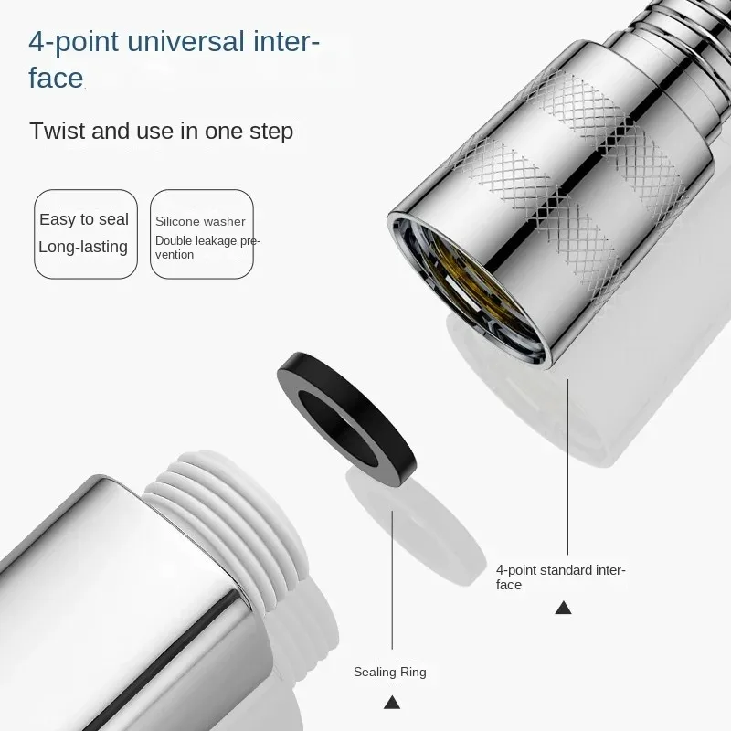 Shower Hose 1.5M-3M 304 Stainless Steel Faucet Hose Flexible Bathroom 3 Meter