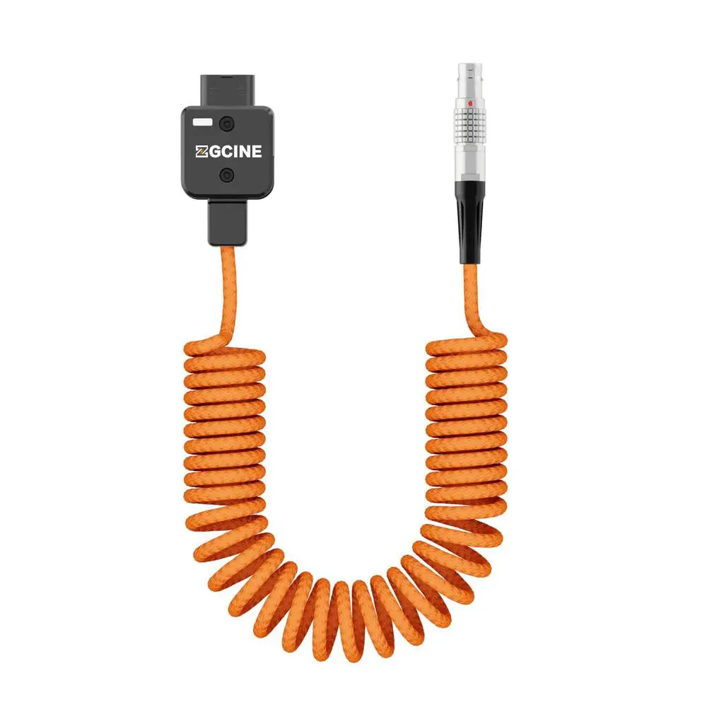 ZGCINE DT-LMS DTap to Lemo 2Pin Male Power Cable for Select RED ARRI and SONY Ca
