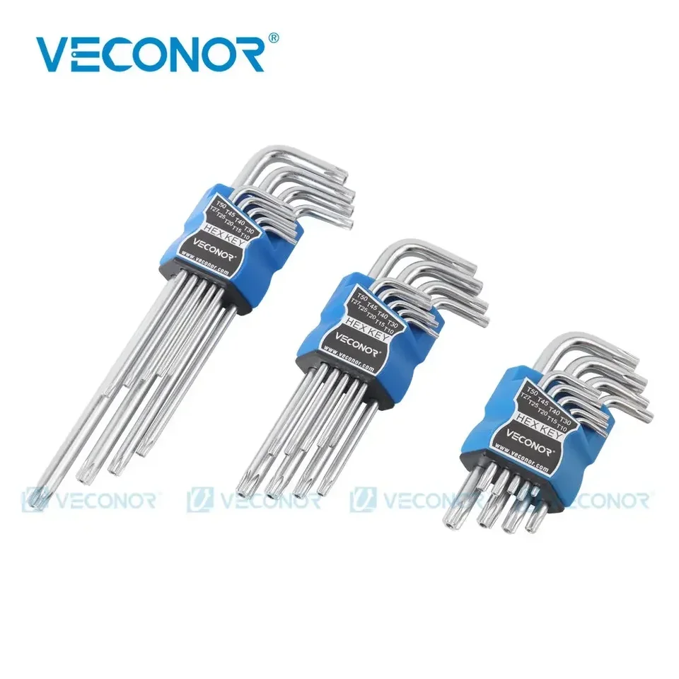 Jeu De 37 Clés Allen Arc-en-ciel Lichamp - Bras Courts/longs, Torx Inclus, 1,5 à 10 Mm