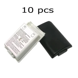 Rechargeable Battery Covers with Stickers - Pack of 10 (10pc black)