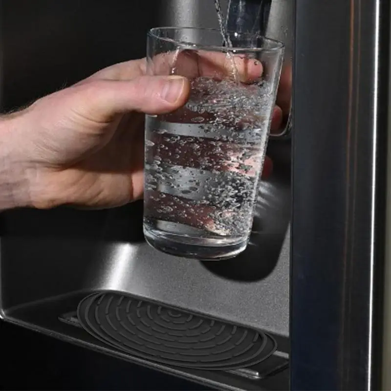 Water Dispenser Drip Tray Silicone Drip Pad Tray Cuttable Refrigerator Drain Fridge Water Dispenser