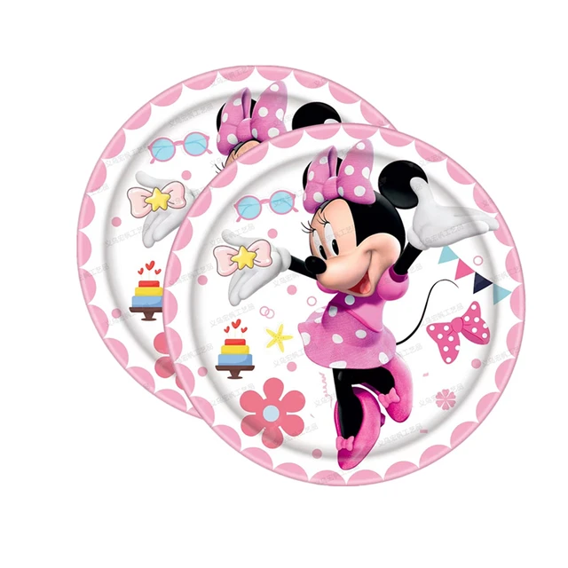 130*220cm Minnie Mouse Baby Shower tovaglia tema cartone animato  decorazione festa di compleanno forniture