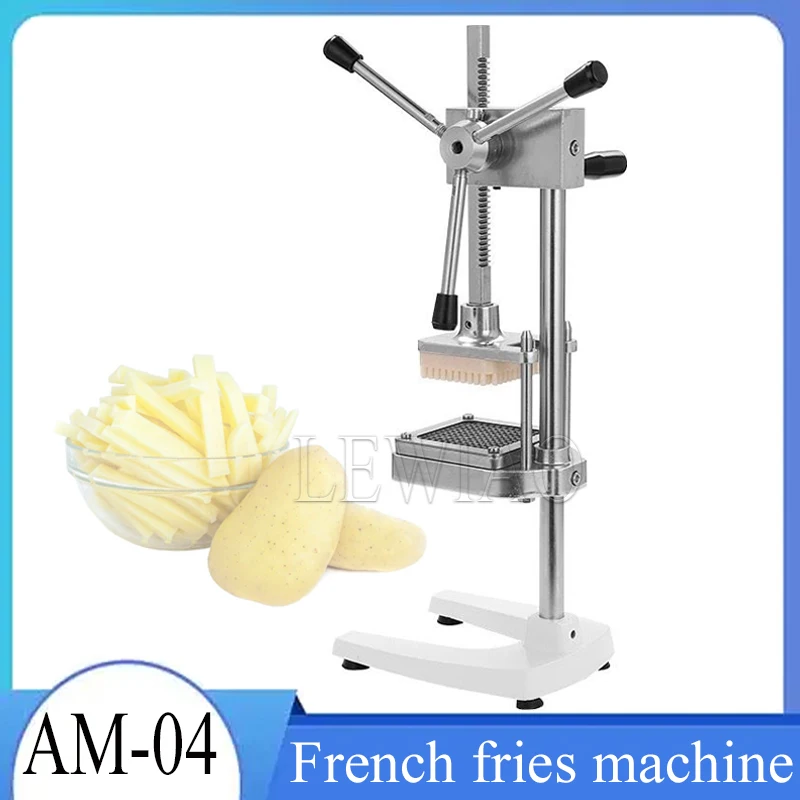 Vertical Manual French Fries Potato Strip Cutting Machine Potato Cucumber Taro Cutters Vegetable Slicer
