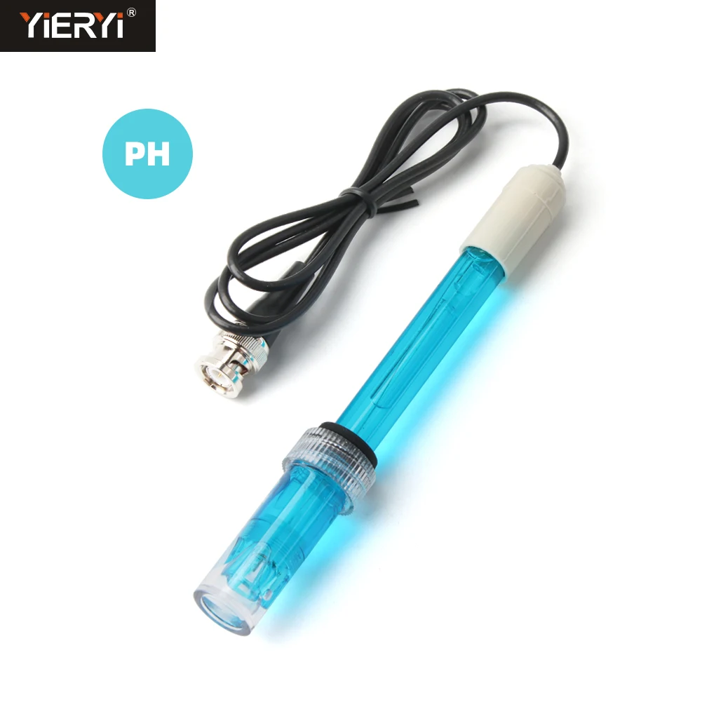 PH Meter PH Electrode Probe Arduino BNC Connector Sensor PH Controller Meter High Precision Replacement Probe with Box for Aquariums