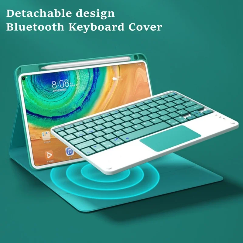 Funda for iPad Mini 5 Case Keyboard with Pen Holder Magnetic Smart