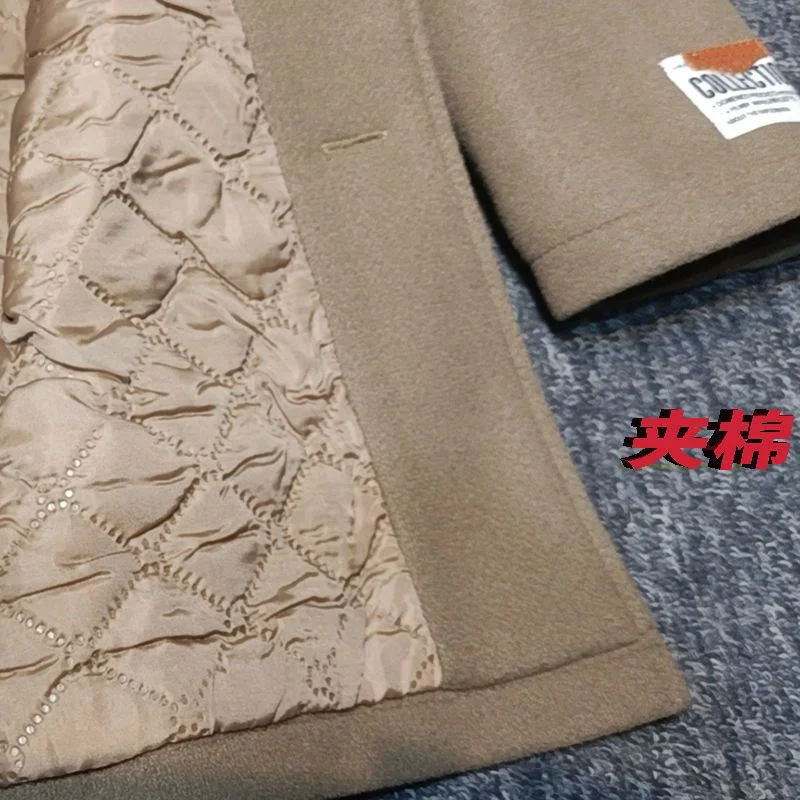 Spring Autumn Boys Jackets Children Woolen Casual Trench Coat Kids Lapel Warm Outerwear Baby Winter Wool Trends Overcoat