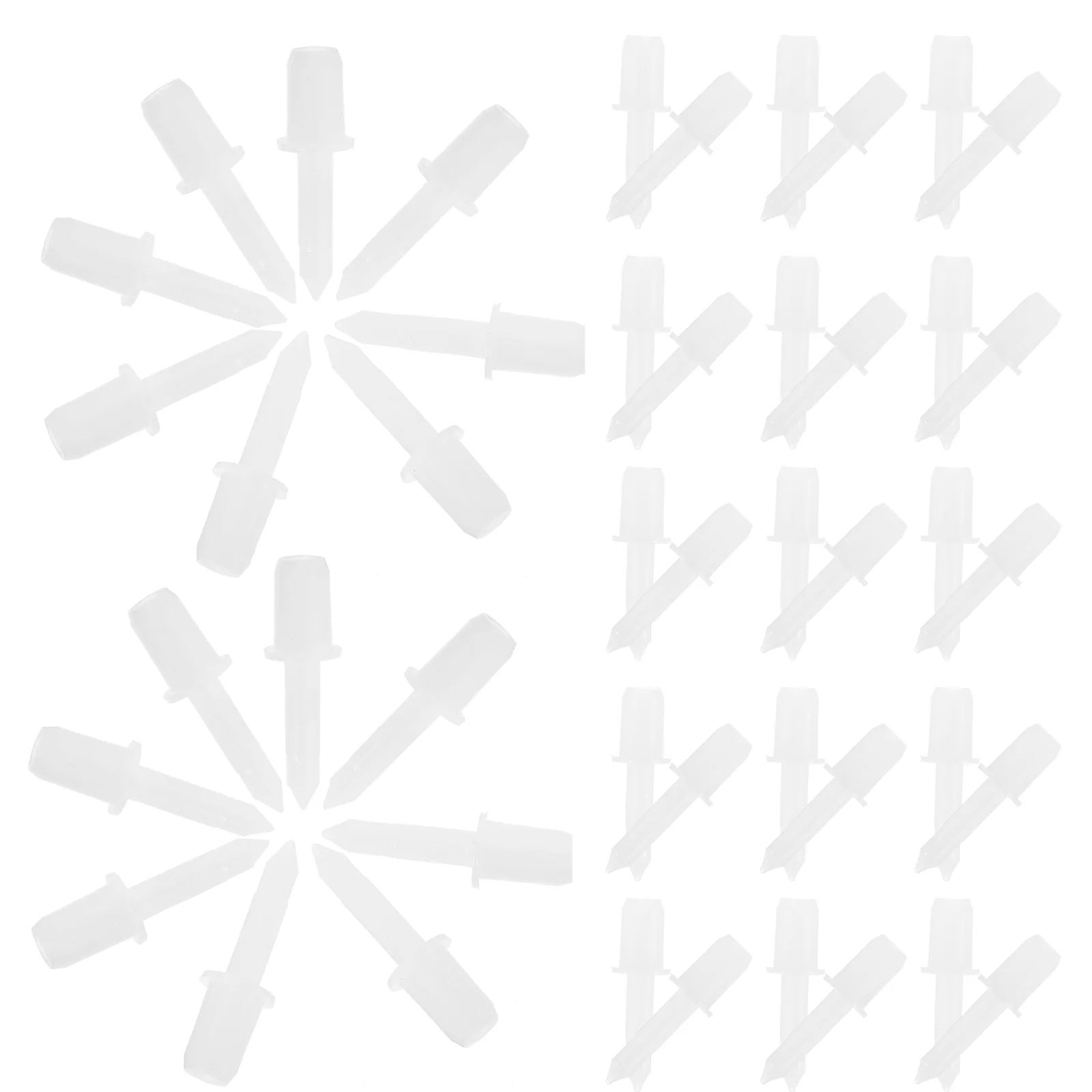 

80pcs Shutter Repair Plastic Pins Home Shutter Pin Replacements Shutter Accessory