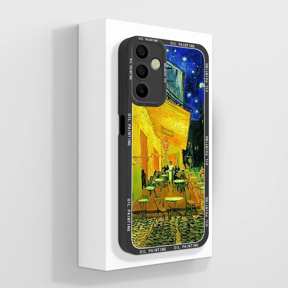 thumbnail image 1 of For Samsung Galaxy A15 Case Artistic Style Full Coverage Anti Choc Liquid Silicone Protector For Samsung A 15 4G 5G Back Cover, 1 of 5