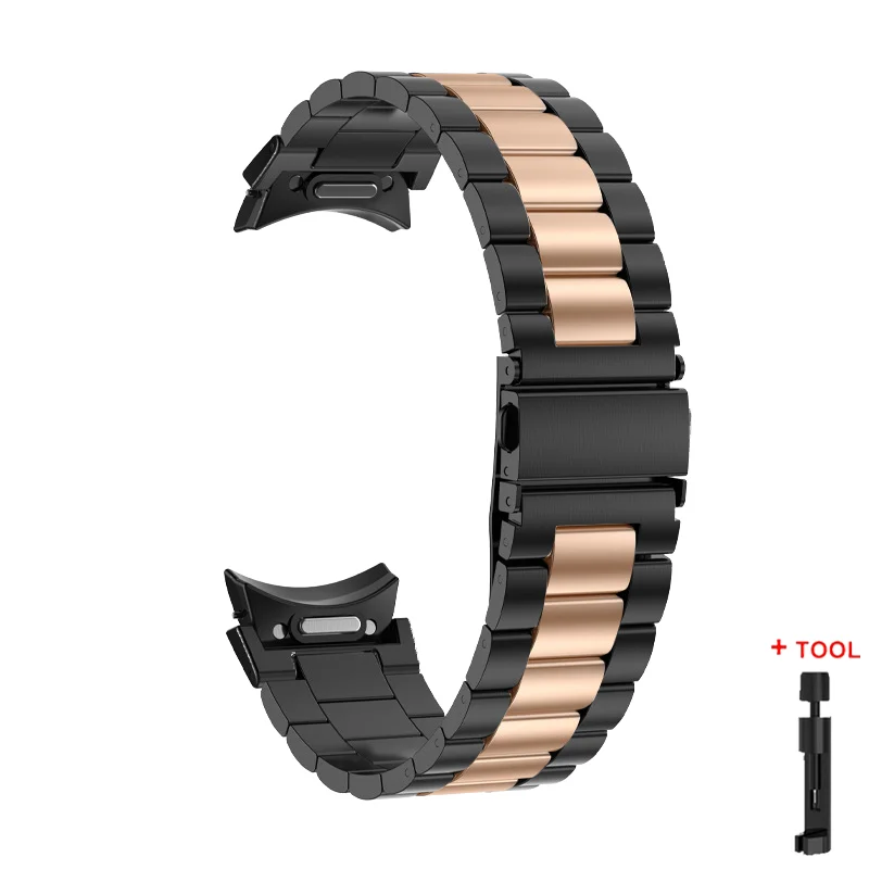 Premium Stainless Steel Quick-Release Watch Band Bracelet
