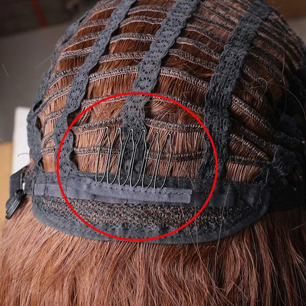 가발 빗 클립 4-7개 톱니 헤어 익스텐션 클립 스테인리스 스틸 가발 클립 빗 고무 스냅 클립 헤어 익스텐션용