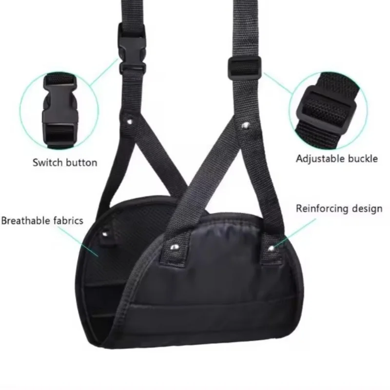 1/3PCS Travel Hammock Suspended Adjustable Office Hammock with Airplane Footrest for High Speed Rail Car Outdoor Furniture 4