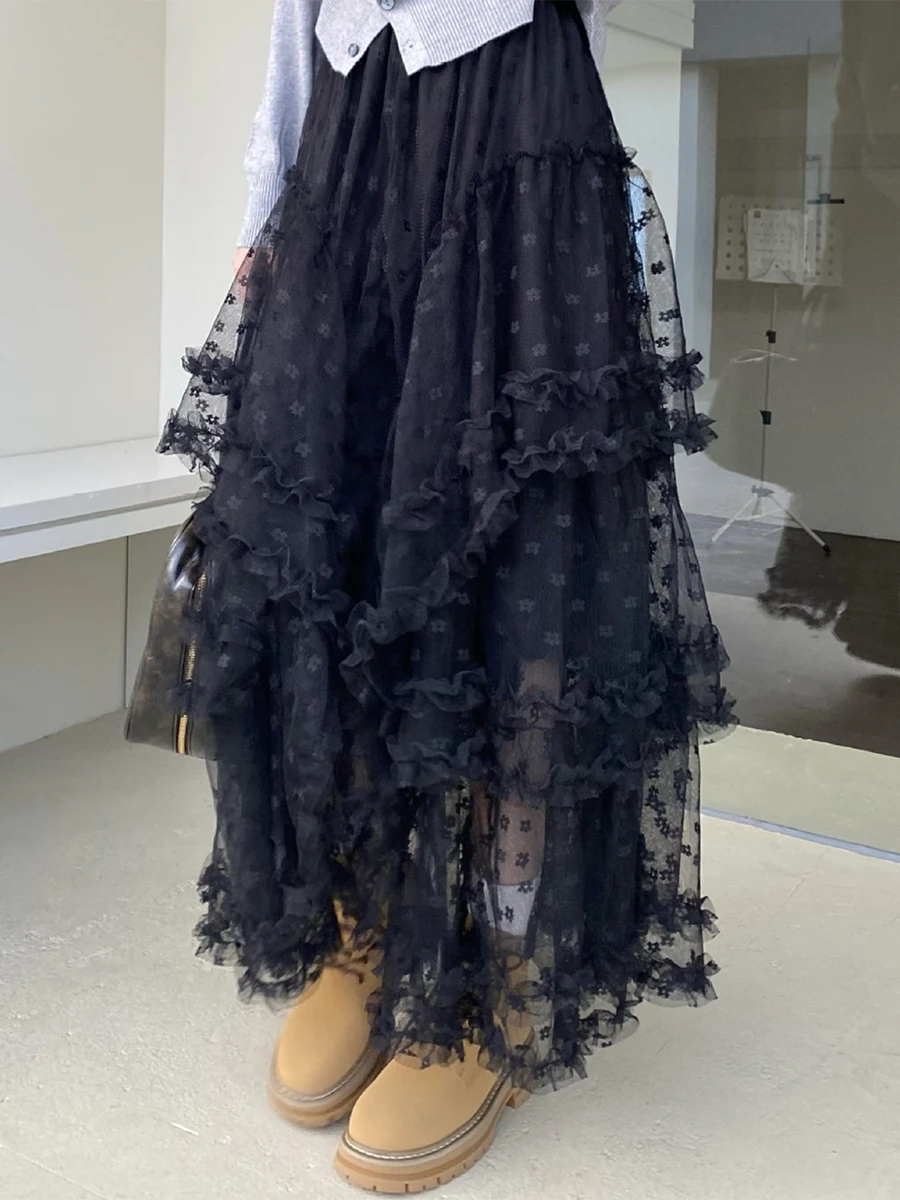 Women s Summer Boho Maxi Skirt with Floral Print and Elastic Waistband for Vacation Picnics and Outdoor Events