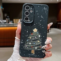 Festive Christmas Tree Design Phone Case - Samsung Galaxy A53 (A628 Black)