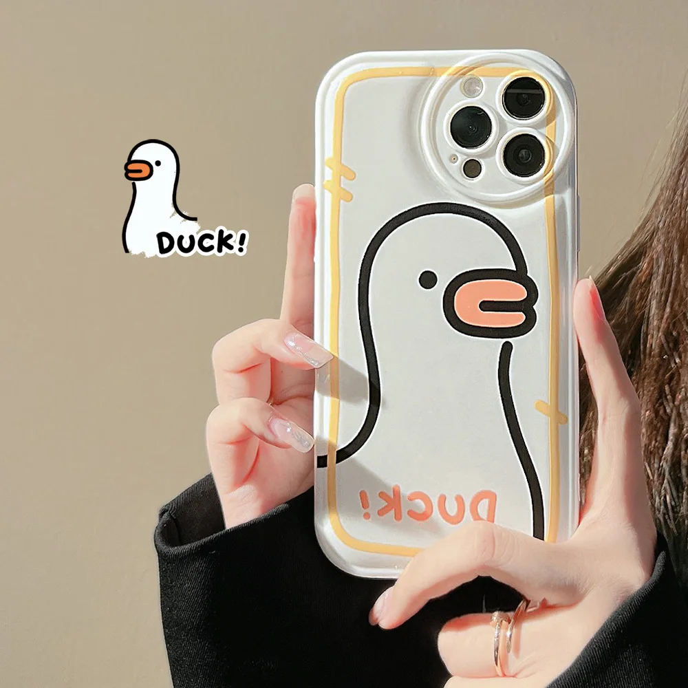 iPhone 14 Pro Max Duck you - duck you u ducking Duck - Funny Duck Case