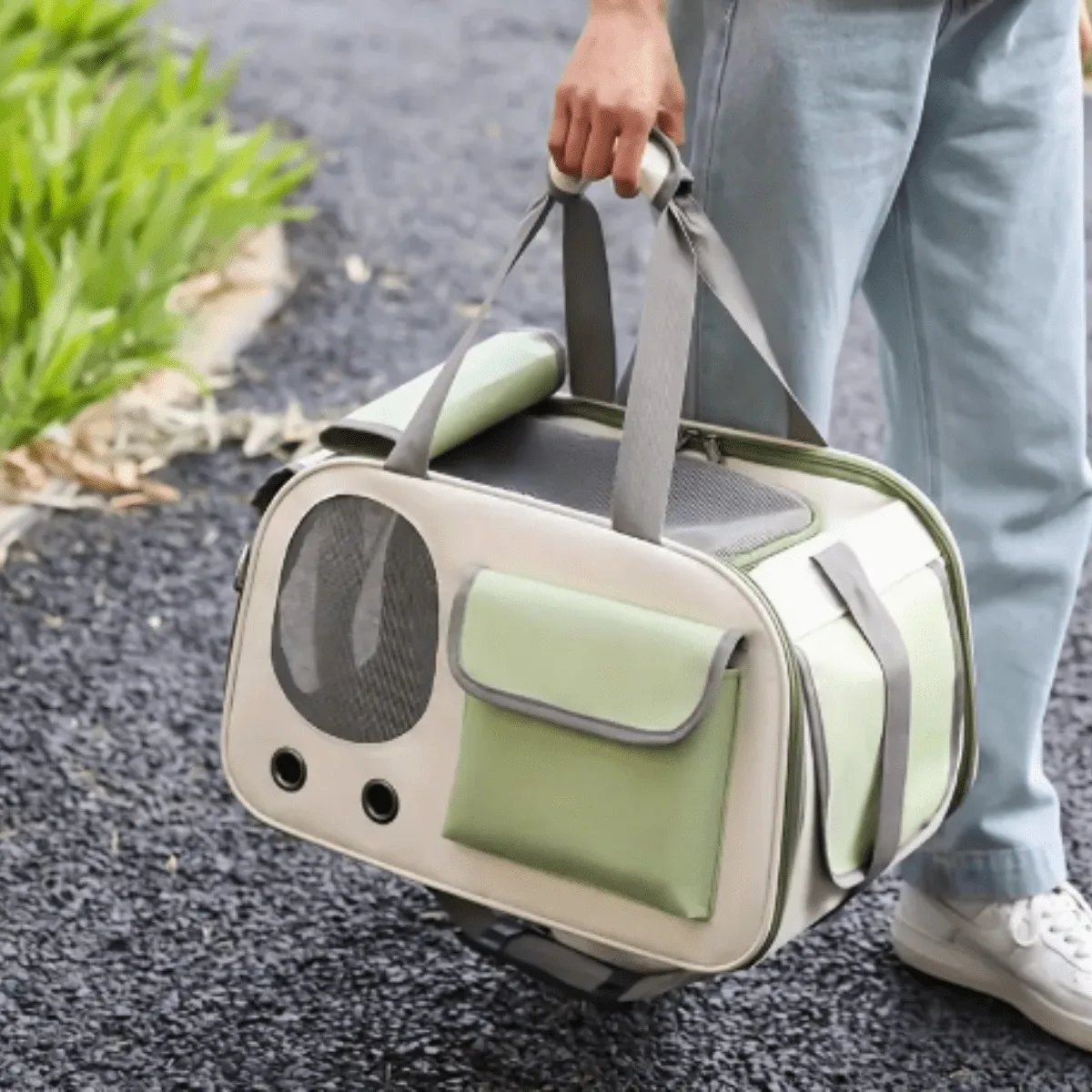 1Pcs Portable Pet Carrier Cat Bag For Cats And Dogs Ideal For Travel And Outdoor Activities Suitable For Cats And Small Dogs