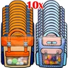 Creative Bag Shape Children's Lunch Bag Candy Biscuits Plastic Zipper Bag Snack Bags Children Birthday Party Decoration Gifts 1
