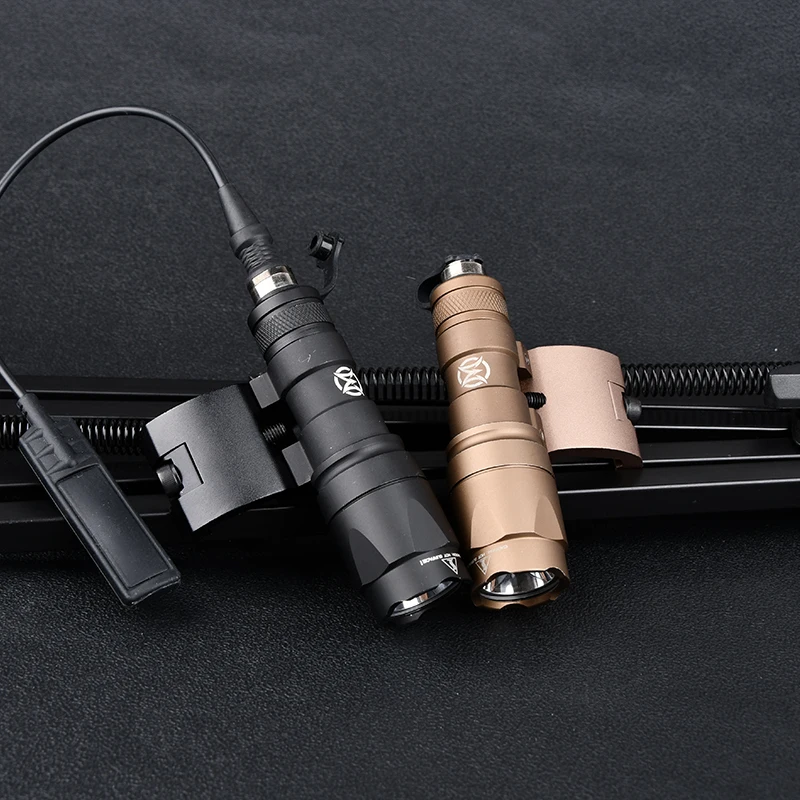 WADSN Tactical Military Airsoft M300 M600 M300A M600C Flashlight Weapon Scout Light Hunting Weapon+Flashlight Offset Mount Base