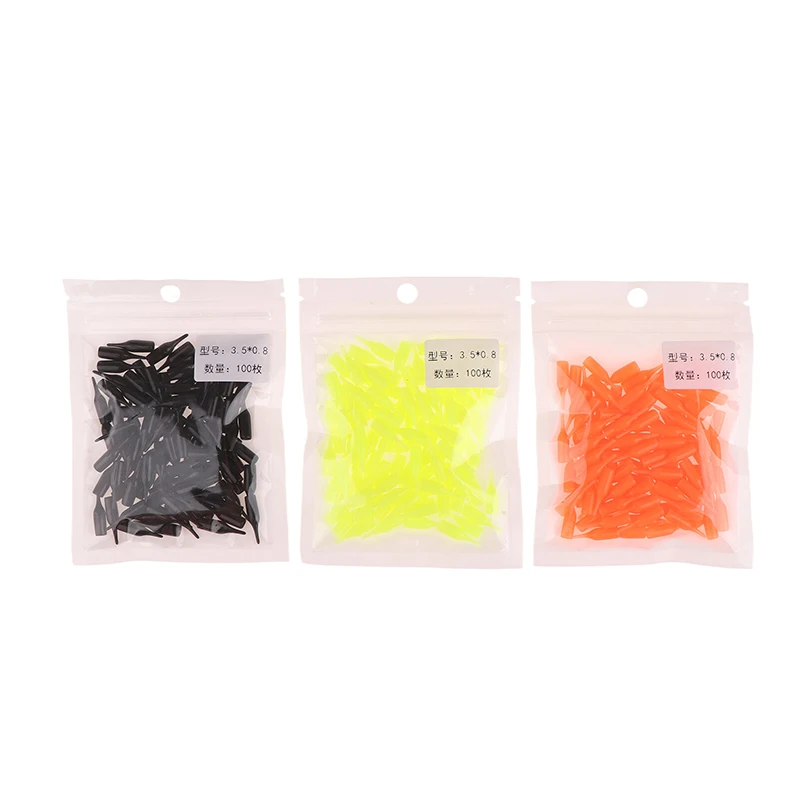 100Pcs/Pack Plastic beans and connectors are matched to use For Lightstick Fishing Float Bobber Accessories