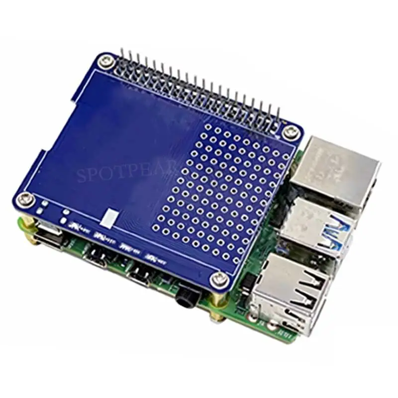 라즈베리 파이 4 / PI5 UPS 무정전 전원 공급 장치 HAT 리튬 배터리 모듈 RPi-UPS-H