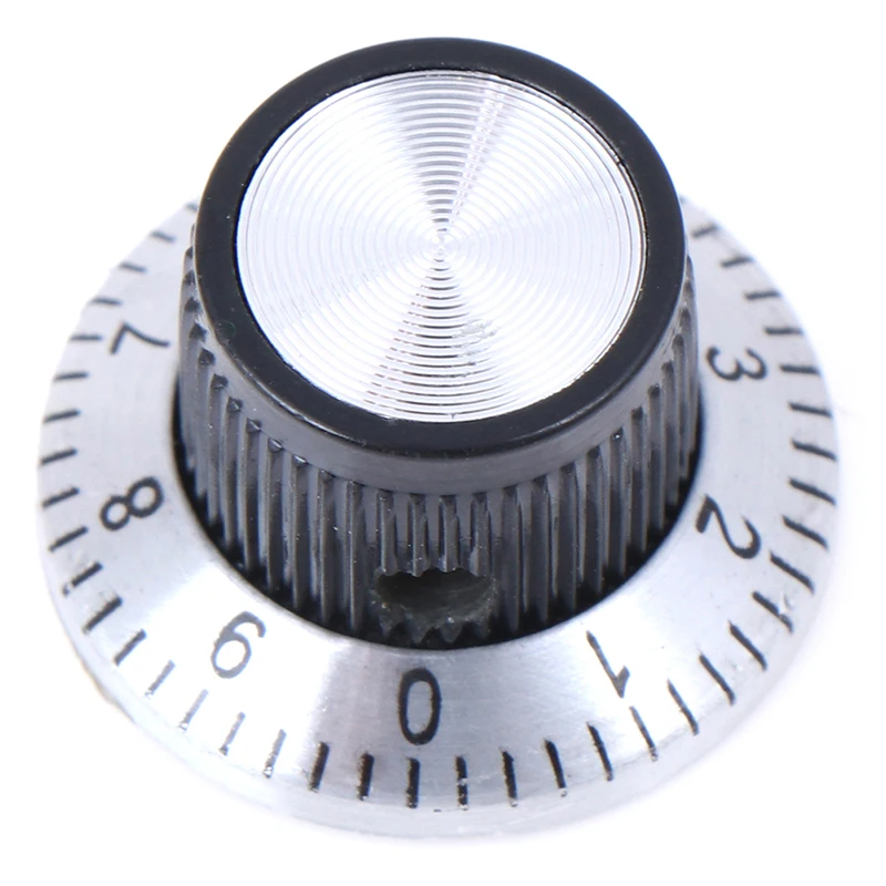 Potentiometer Knob Cap C3 Knob With Digital Scale Metal Surface Potentiometer Knob 6MM