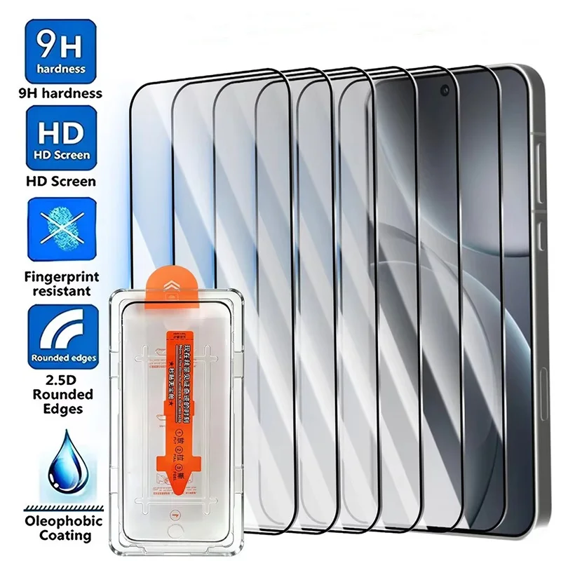 Dust-Free Easy Installation Full Cover HD Tempered Glass Screen Protector