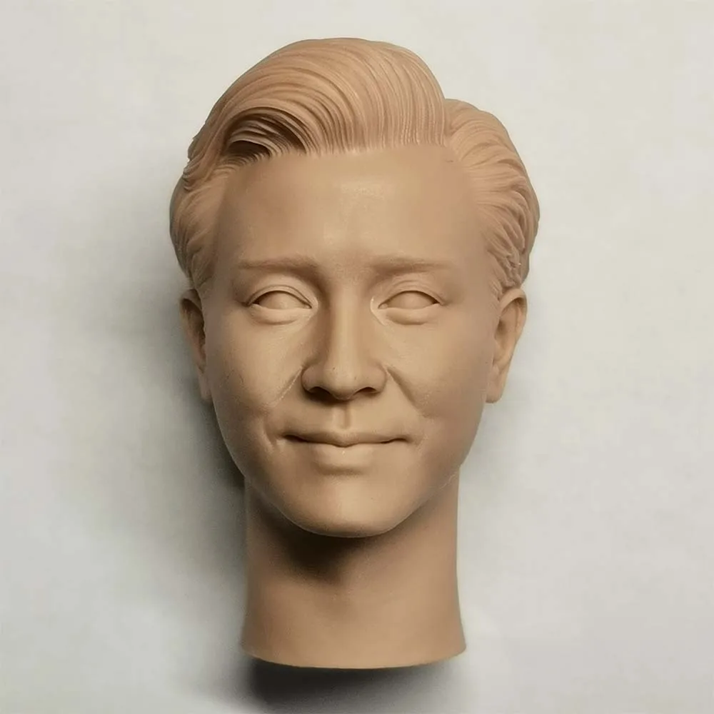 

1/6 Male Head Sculpt Leslie Cheung ASia Singer 1/6 Scale Model Soldier Sculpture Carving Fit 12'' Inch Action Figure Toys