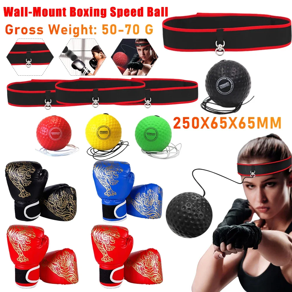 Boxing Training Ball Reflex Ball Focus and Hand Eye Coordination ...