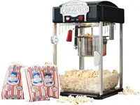 Popcorn Popper Machine-4 OZ Vintage Professional Popcorn Nonstick Kettle Warming Light and Serving Scoo 1