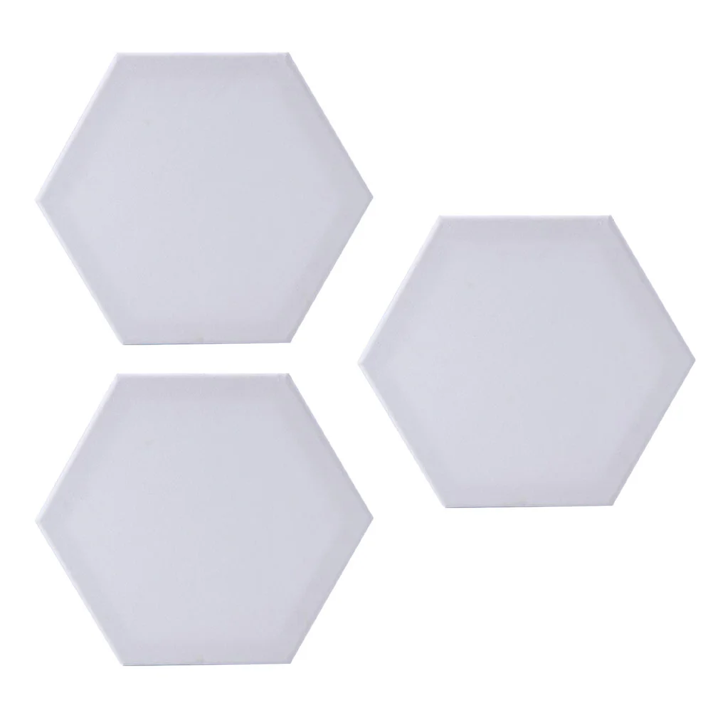 Canvas Board Painting Artist Panels Boards Oil Blank Hexagon Panel Stretched Drawing Watercolor White Acrylic Kids Cotton Craft