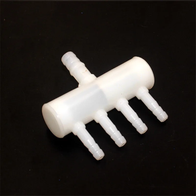 Fish Tank Air Splitter Valve Bubble Stone Silicone Hoses Air Pump Flow Splitter For Compressor Aquarium Joint Drip System 6