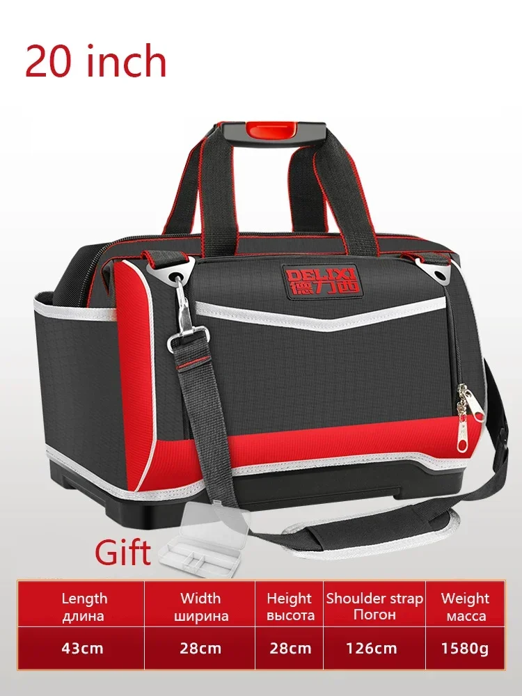 Toolkit Multifunctional maintenance Canvas electrician special tool kit Wear resistant installation Portable thickened tool bag 6