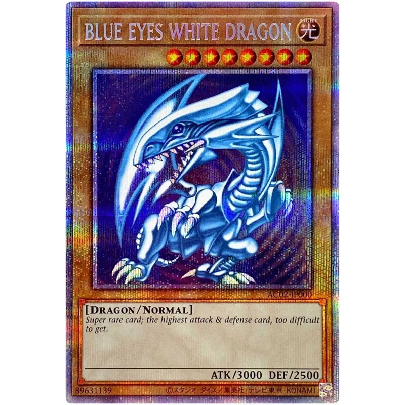 Yu-Gi-Oh Blue-Eyes White Dragon - Prismatic Secret Rare Ac02-Jp000 - Yugioh Card Collection Giapponese