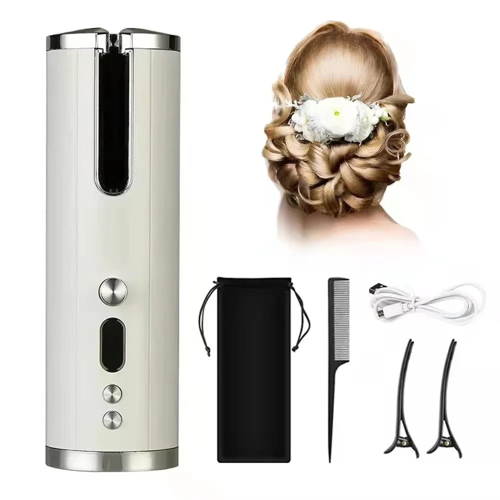 Portable Multi-Purpose Automatic Curling Iron Smart Wireless USB Charging Hair Tool Faster Hair Drying Faster Styling