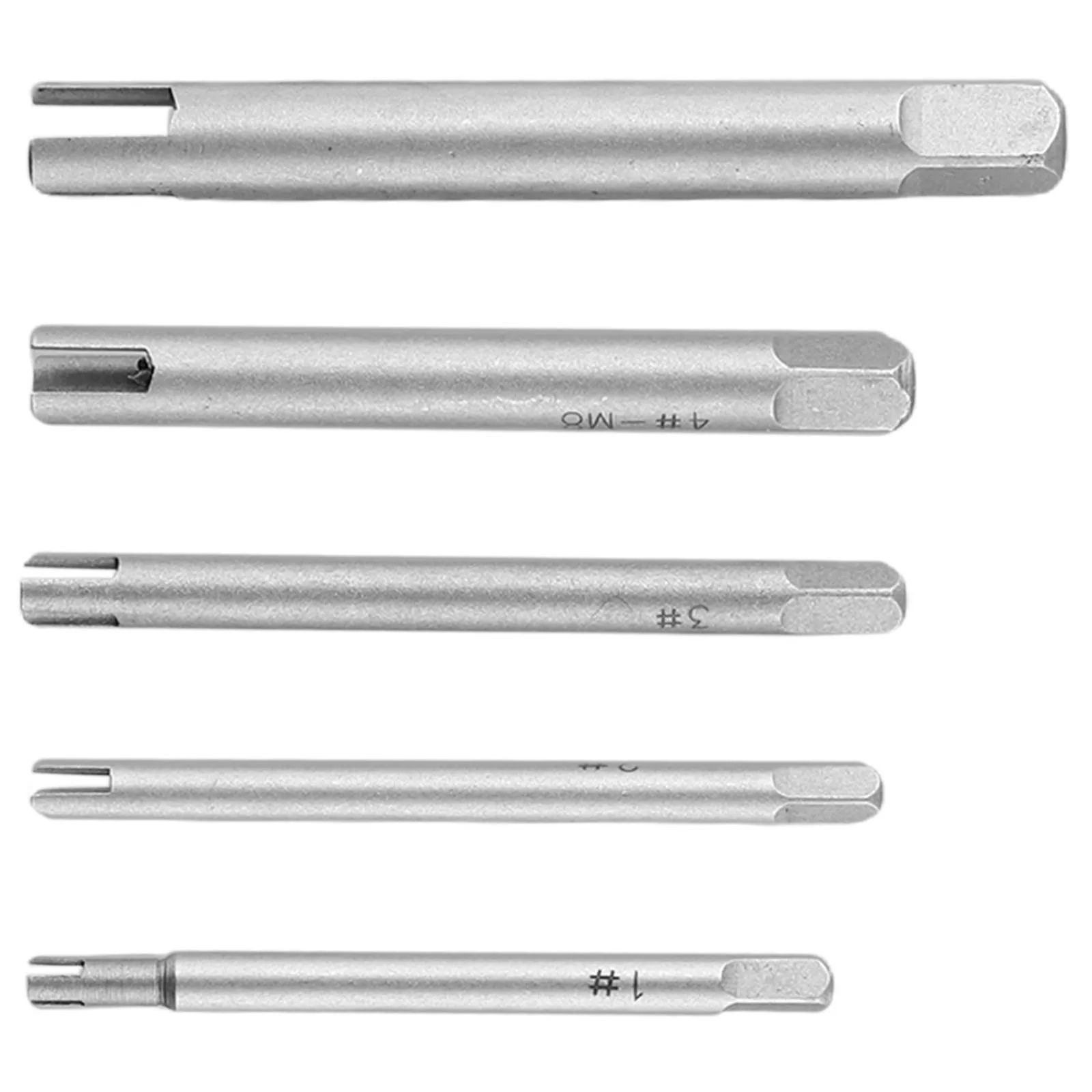 

5pcs M4-M10 Screw-Tap Extractor Steel Broken Head Taps Remover Stripped Screw-Taps Extractor Set Screw Remover Tools Drill-Bits