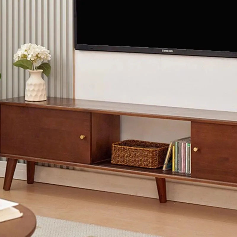 소박한 TV 스탠드 단단한 나무 모니터, 럭셔리 야간 TV 캐비닛 보관 디스플레이 선반, 모바일 Muebles Para El Hogar 홈 가구