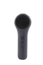 Sonic Rechargeable Waterproof Facial Cleansing & Exfoliating Brush (Black)