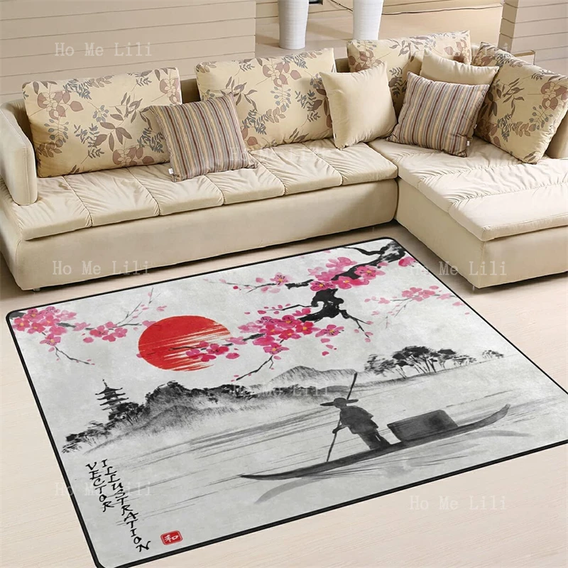 https://ae01.alicdn.com/kf/S639719901ff34104b1c355206cb8bfaft/Red-Japanese-Crane-Cherry-Blossom-Maple-Mountain-Fuji-Asian-Oil-Painting-Koi-Carp-Fish-Bamboo-Flannel.jpg