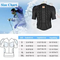 BenKen Ultralight Protective Gear Outdoor Skiing Anti-Collision Anti-Collision Armor Spine Back Protector Sports Shirts Black 2