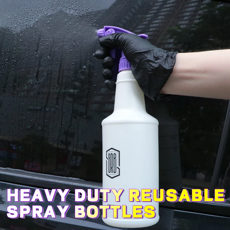 Car Ultra-fine Water Mist Cylindrical Spray Bottle HDPE Chemical Resistant Spray Auto Wash Watering Can, Heavy Duty Spray Bottle 4