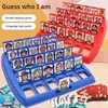Guess Who I Am Board Game Parent-child Interaction Toy Logical Reasoning CHILDREN'S Puzzle Guess Me You My Character Chessboard 2