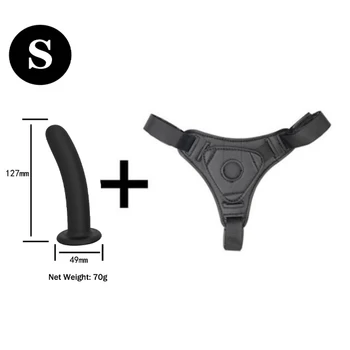 Strap On Realistic Dildo Pants Silicone Anal Plug Strapon Harness Dildo Panties Adult Game Sex Toy For Woman Lesbian 4
