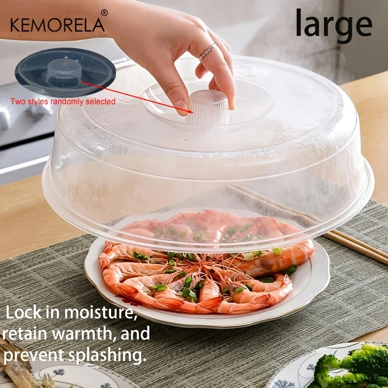 Universal Microwave and Refrigerator Anti-Splatter Lid - Cold & Heat Resistant Kitchen Tool