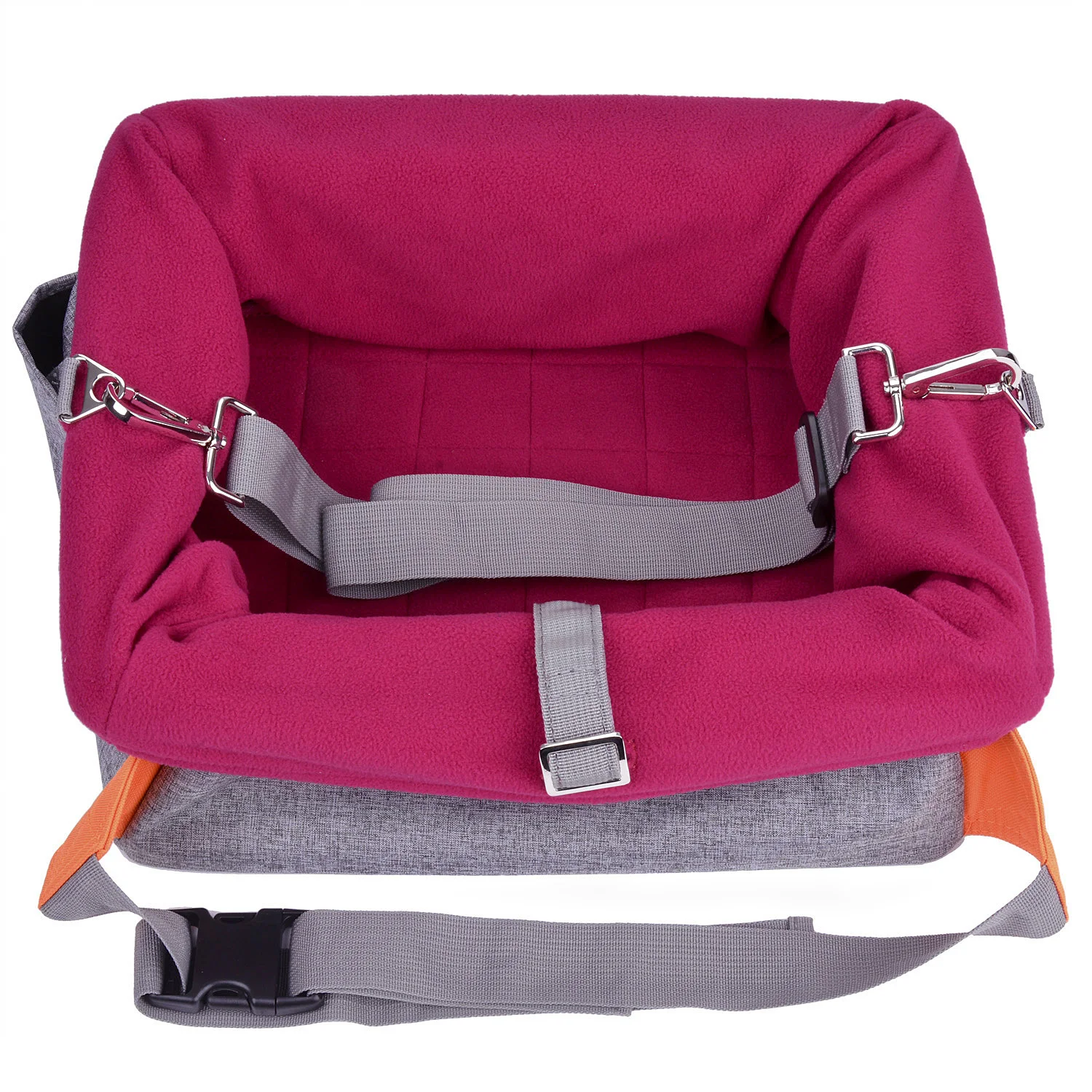 Multi-Functional Portable Pet Booster Travel Pet Car Seat Carrier For Dogs Cats With Cushion Adjustable Strap Safety Car Seat