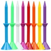 20Pcs/lot Plastic Golf Tees Long Cup Tees Golf Plastic Tees Step Down Upgrade Professional Durable Random Color 3